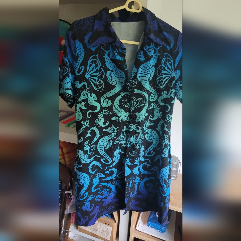 Blackmilk Sealife Shirt Dress